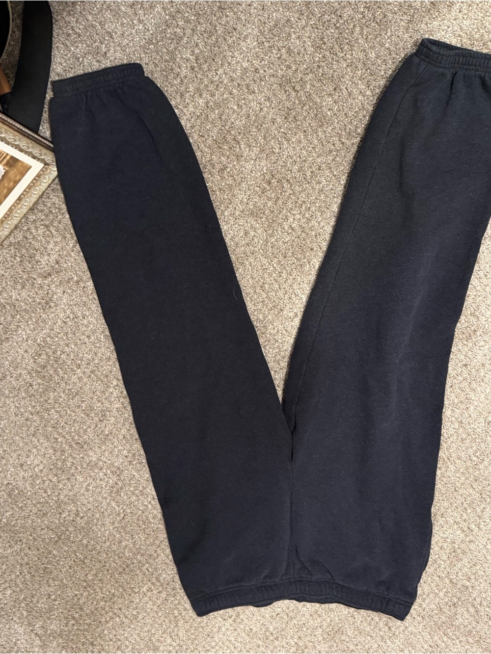 Aritzia Sweatfleece Mega Joggers Black Heather